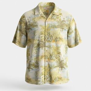 Tommy Bahama 100% Silk Hawaiian Camp Shirt XXL – Tropical Island Print